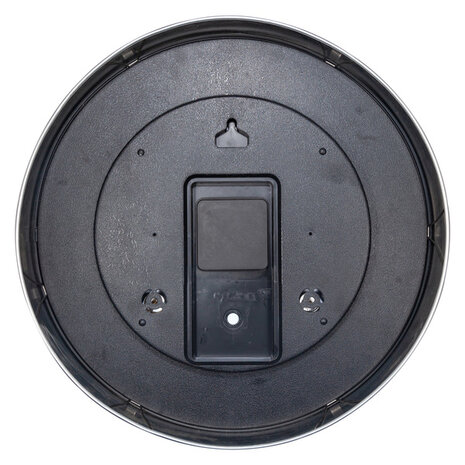 NeXtime NE-4307ST Buitenweerstationklok 35CM Aluminium-Wit Clematis