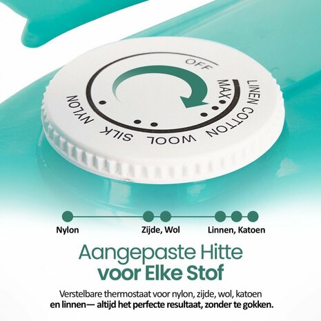 Emerio SI-110298.4 Stoomstrijkijzer Lichtblauw/Wit