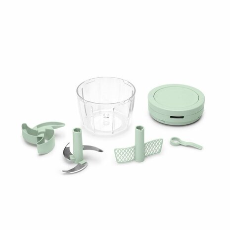 Brabantia Tasty+ Handmatige Hakmolen Jade Groen/Transparant