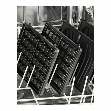 Tefal SW852D Snack Collection Wafelijzer Zwart/RVS