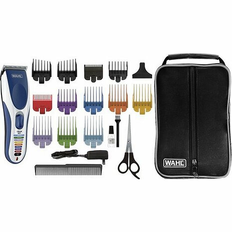 Wahl Color Pro Draadloze Tondeuse Wit/Blauw