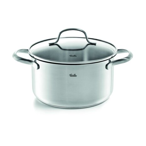 Fissler San Francisco Kookpan + Glazen Deksel 20 cm RVS