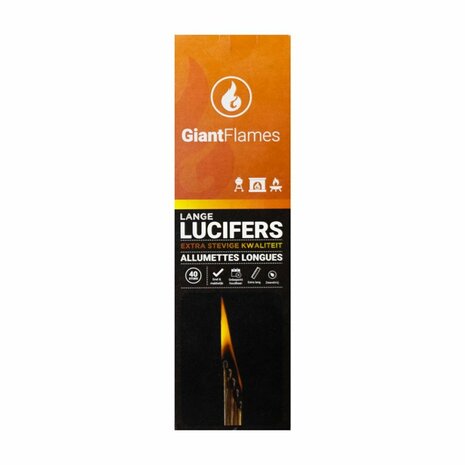 Giant Flames Lange Lucifers 40 Stuks