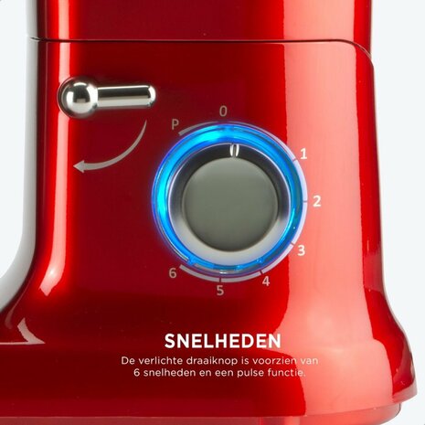 Bourgini Classic Kitchen Chef Keukenmachine Rood