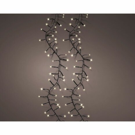 Lumineo LED Excellent Twinkle 648 LEDs 10 m Zwart Warm Wit Licht