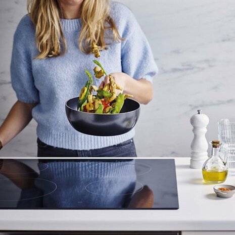 Beka Pro Induc Wokpan 20 cm Zwart