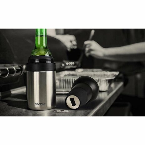 Asobu Fresh and Go Thermosbeker 0.33L Zwart/RVS