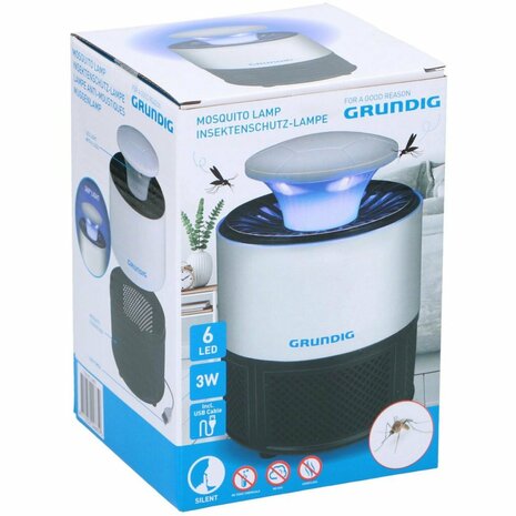 Grundig Anti-Muggenlamp Zwart/Wit