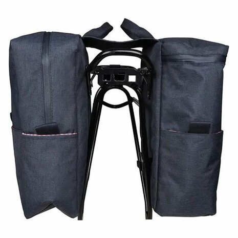 Toppoint Fietstas met Picknick Set 26x13x34 cm Donkerblauw