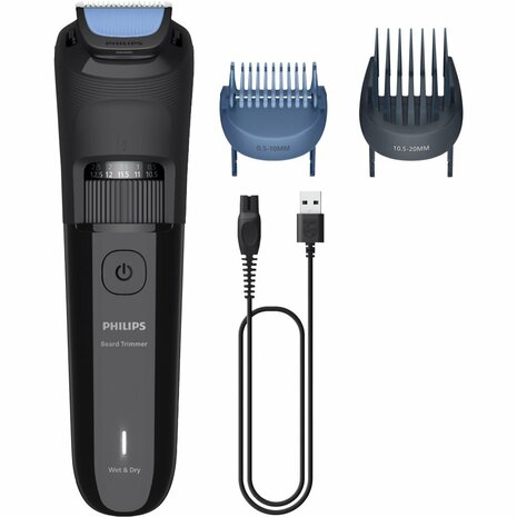 Philips BT3665/15 Tondeuse Zwart/Blauw