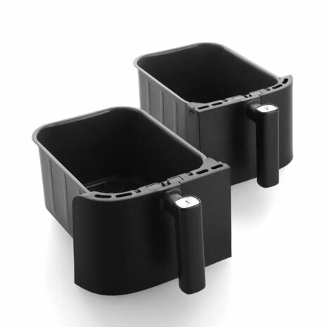 GreenPan Switch Airfryer 2x5L 3000W Zwart