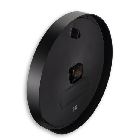 Hama Stille Wandklok Aruba 40 cm Zwart/Wit