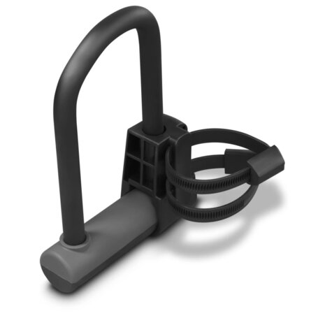 Hama Fiets-Beugelslot met Sleutel + Houders ART 2 Staal/Zwart