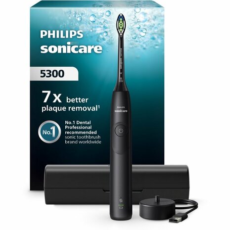 Philips HX7101/02 Sonicare 5300 Series Elektrische Tandenborstel Zwart