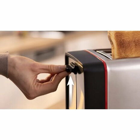 Bosch TAT6M420 MyMoment Broodrooster RVS/zwart/Rood