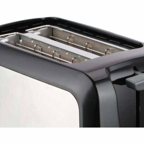 Emerio TO-123924 Broodrooster RVS/Zwart