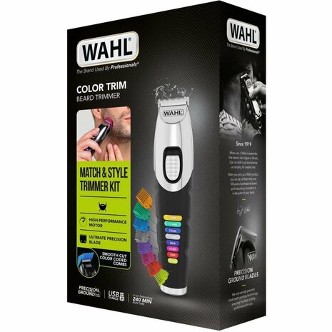 Wahl Color Trim Trimmer Chroom/Zwart