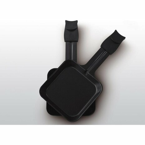 Fritel Aclette Universele Gourmetpannetjes 2 Stuks Zwart