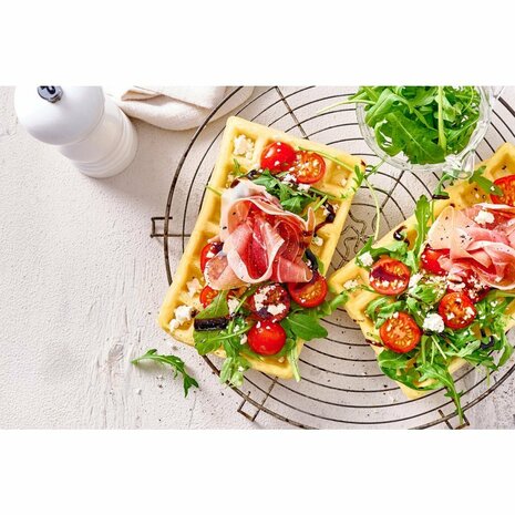 Fritel CW 3637 WaffleTastic Wafelmaker Zilver/Zwart