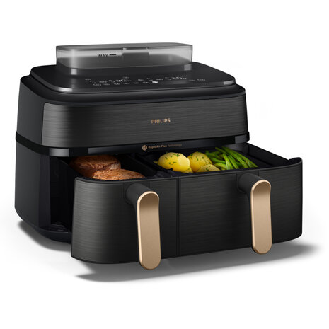 Philips NA552/00 5000 Series Airfryer 9L 2750W Zwart/Goud