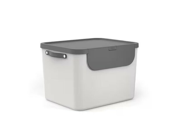 Rotho Albula Afvalscheider 55L Wit