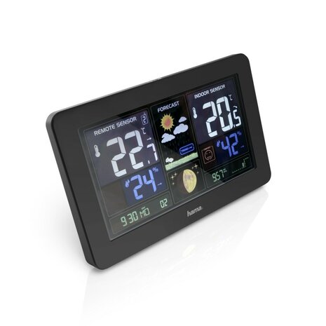 Hama Weerstation Premium Met Led-kleurendisplay En USB-oplaadfunctie