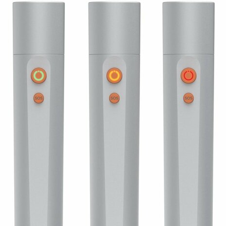 Hama FL350-C LED-Zaklamp Oplaadbaar 4 Standen + SOS Aluminium