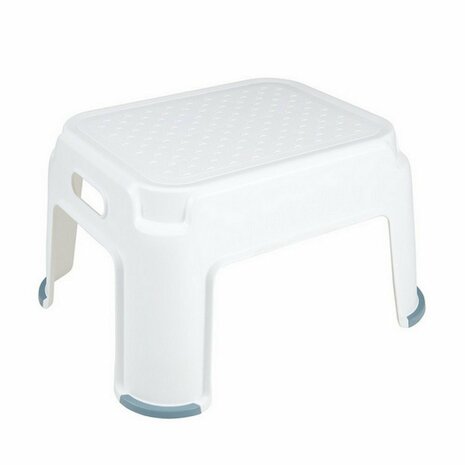 Curver Opstapje Basic Wit/Blauw
