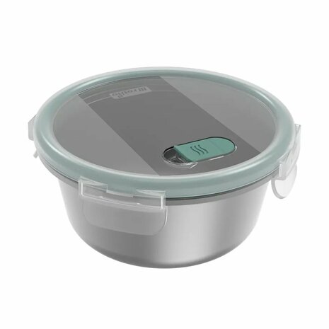 Rotho Nala Clic and Lock Vershouddoos 0.9L Mistletoe Green/RVS