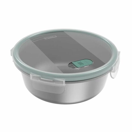 Rotho Nala Clic and Lock Vershouddoos 1.4L Mistletoe Green/RVS