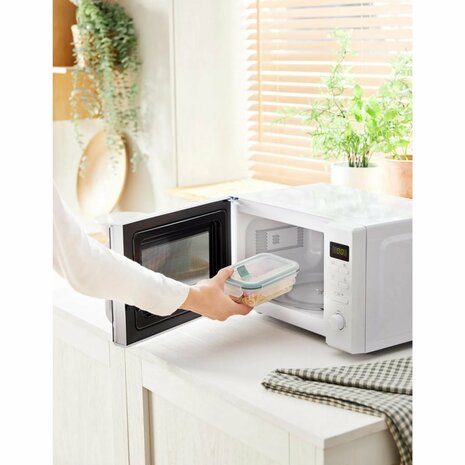 Rotho Nala Clic and Lock Vershouddoos 0.45L Mistletoe Green/Transparant