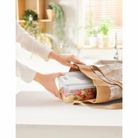 Rotho Nala Clic and Lock Vershouddoos 2.2L Mistletoe Green/Transparant