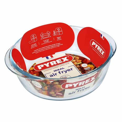Pyrex Airfryer Glazen Ovenschaal 26x23x8 cm