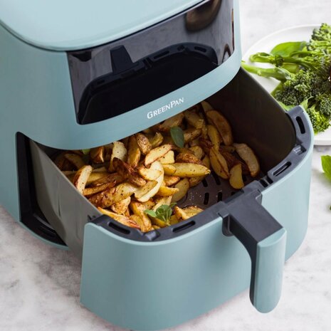 GreenPan Bistro XXL Air Fryer 7.2L 1650W Smokey Blue