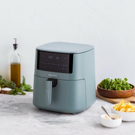 GreenPan Bistro XXL Air Fryer 7.2L 1650W Smokey Blue
