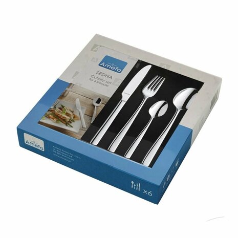 Amefa Sedna Bestekset 24-delig RVS