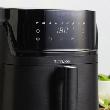 GreenPan Switch Airfryer XXL 7.2L 1650W Zwart