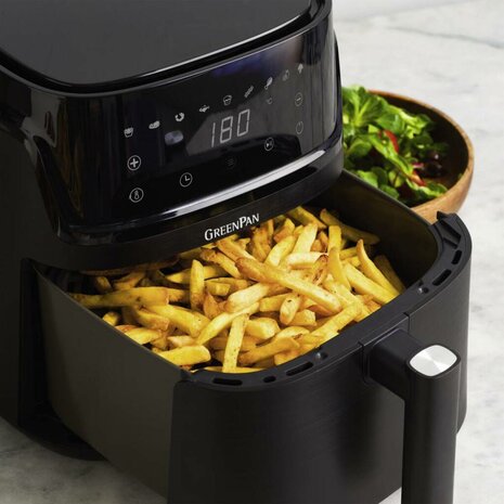 GreenPan Switch Airfryer XXL 7.2L 1650W Zwart
