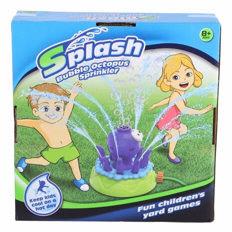 Watersproeier Octopus met Bellenblaas