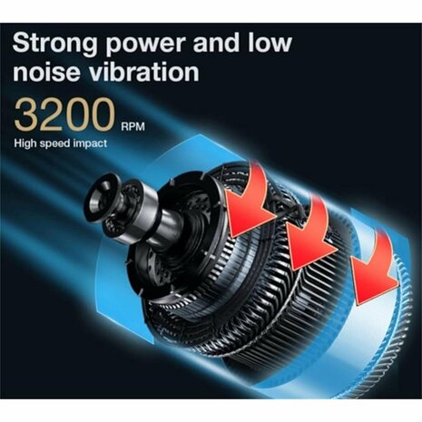 Mesa Massage Gun Pro Zwart/Goud