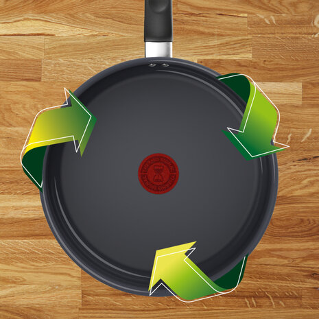 Tefal Cook &amp; Change Keramisch Hapjespan 24 CM PFAS-vrij  Met deksel Keramische antiaanbaklaag Geschikt voor Inductie