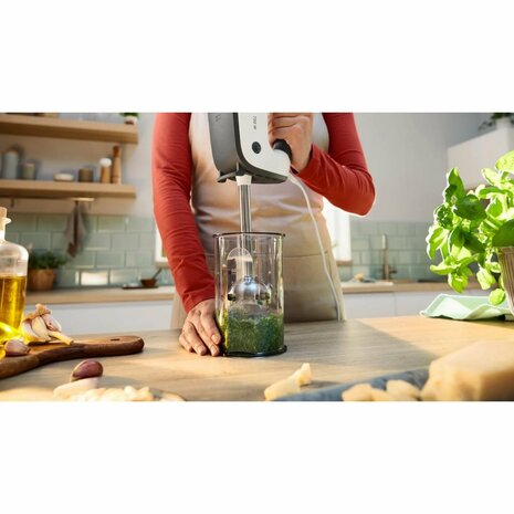 Bosch MFQ37470 ErgoMixx Handmixer Wit/Grijs
