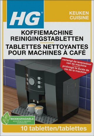 HG Koffiemachine Reinigingstabletten