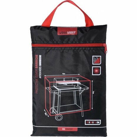 Pro Garden BBQ Afdekhoes 95x75x50 cm Zwart