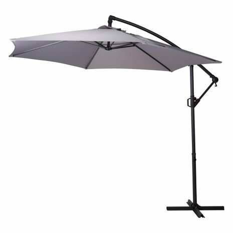 Hangende Parasol 300 cm Grijs