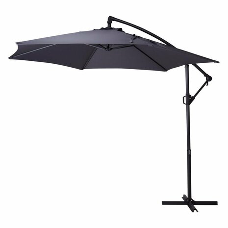 Hangende Parasol 300 cm Antraciet