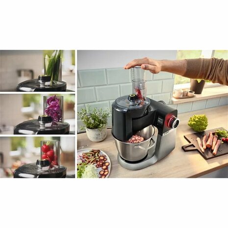 Bosch MUMS6ZS34 Keukenmachine Zwart/Zilver