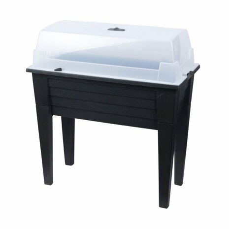 Pro Garden Kweektafel met Deksel 78x40x83 cm Antraciet