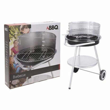 BBQ Barbecue 47x77 cm Zwart/RVS
