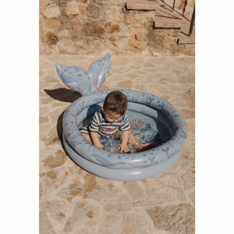 Little Dutch Ocean World Zwembad met Staart 80 cm Blauw
